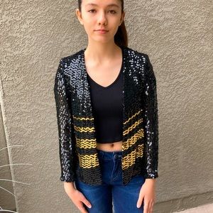Vintage Sequined Evening Jacket